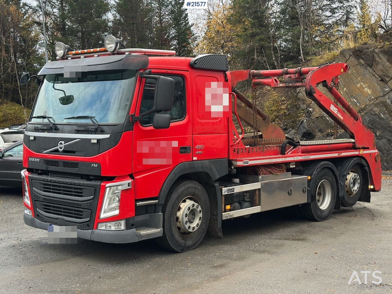 Volvo FM 410 liftdumper 6x2 m/ Laxo påbygg, utskyt og rotator. - Camião multibenne: foto 1 Volvo FM 410 liftdumper 6x2 m/ Laxo påbygg, utskyt og rotator. - Camião multibenne: foto 1