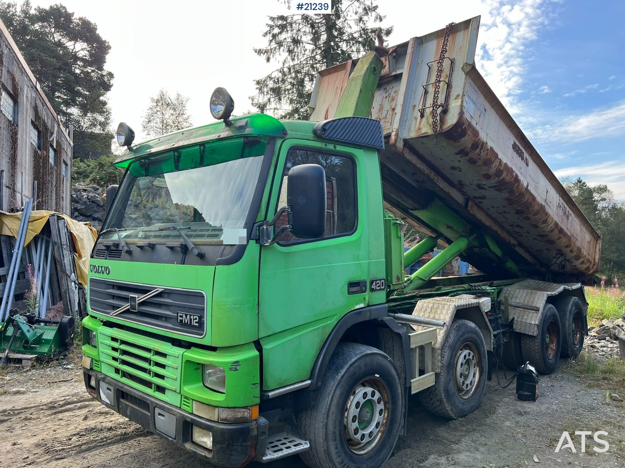 Volvo FM12 - Camião polibenne: foto 1 Volvo FM12 - Camião polibenne: foto 1