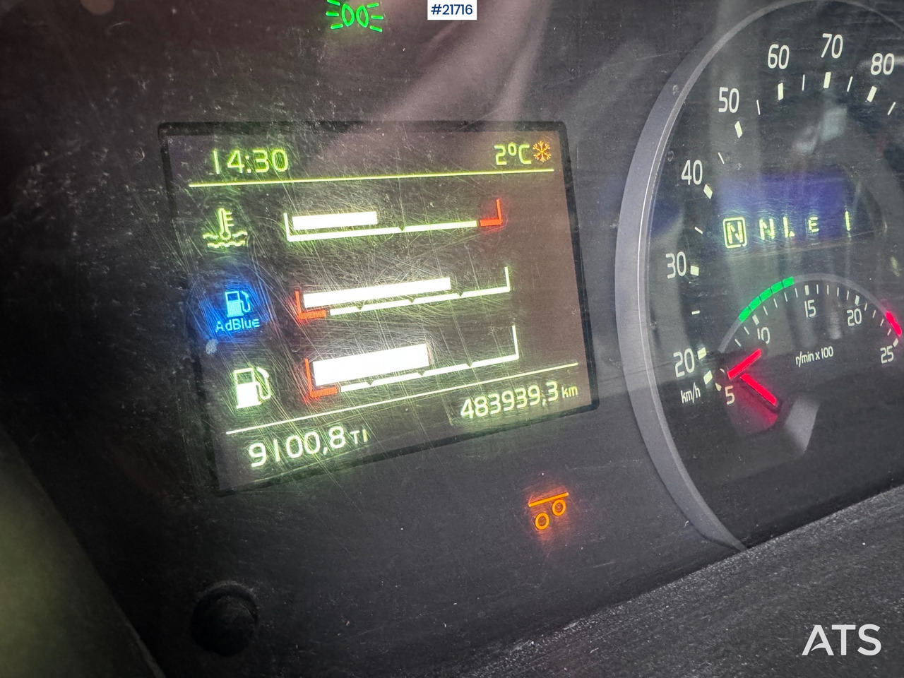 Leasing de Volvo FMX 540 Krokbil - HIAB 24T Krok - Tridem Volvo FMX 540 Krokbil - HIAB 24T Krok - Tridem: foto 37