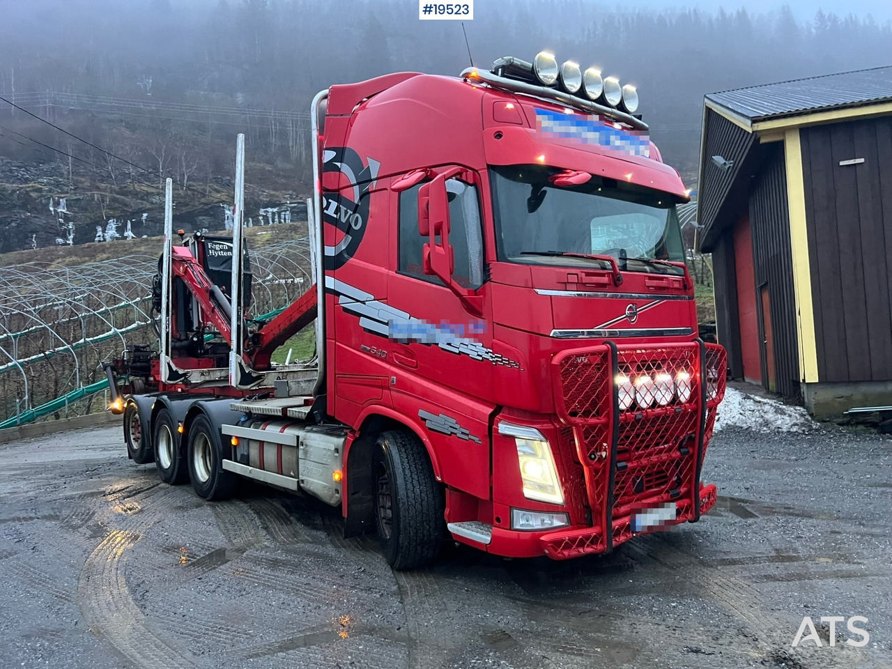 Volvo Fh540 8x4 Tømmerbil m/ 2016 M110L80 Palfinger krane og tømmerklype - Camião de transporte de madeira: foto 5 Volvo Fh540 8x4 Tømmerbil m/ 2016 M110L80 Palfinger krane og tømmerklype - Camião de transporte de madeira: foto 5