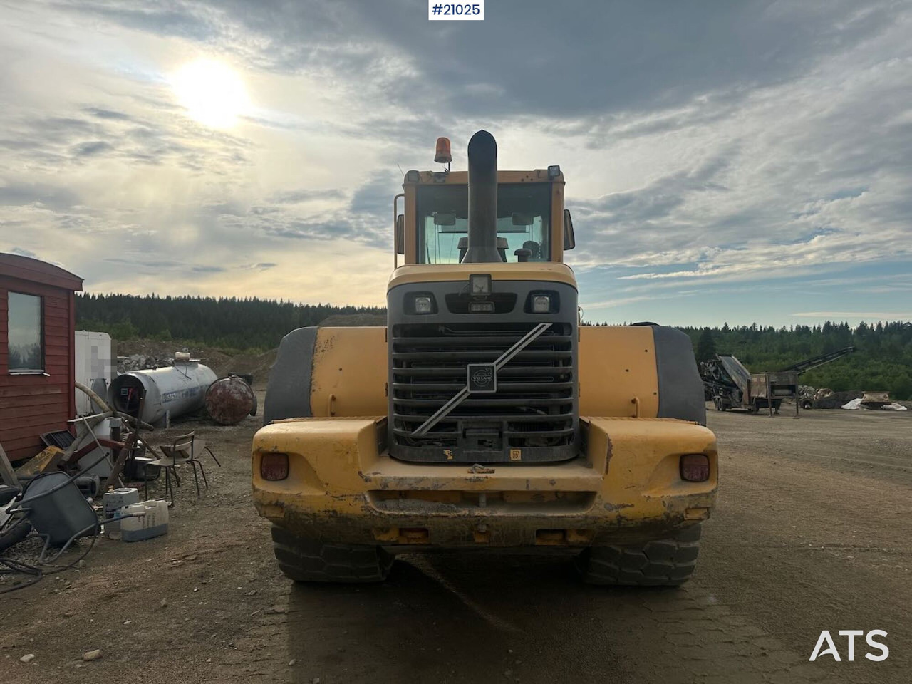 Pá carregadora de rodas Volvo L120E hjullaster m/ vekt, skuffe og overhalt motor: foto 9 Pá carregadora de rodas Volvo L120E hjullaster m/ vekt, skuffe og overhalt motor: foto 9