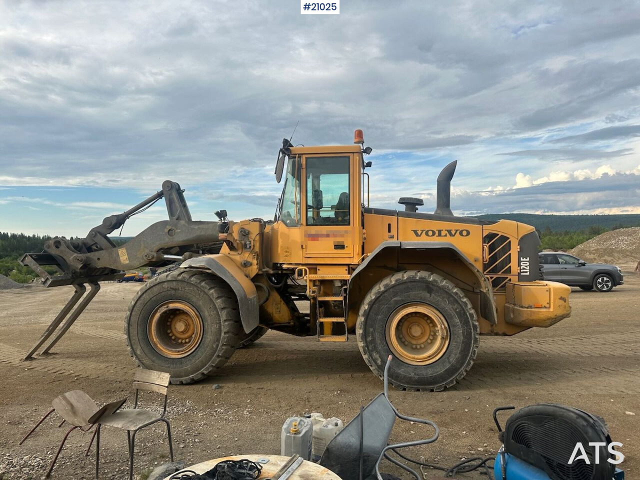 Pá carregadora de rodas Volvo L120E hjullaster m/ vekt, skuffe og overhalt motor: foto 8 Pá carregadora de rodas Volvo L120E hjullaster m/ vekt, skuffe og overhalt motor: foto 8