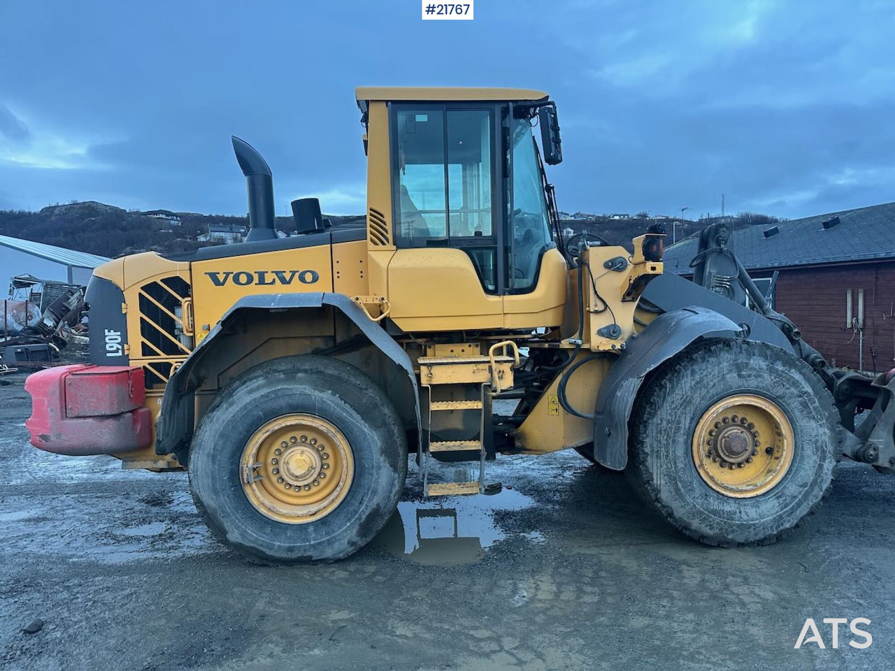 Volvo L90F hjullaster m/ Volvo gruskuffe. SE VIDEO - Pá carregadora de rodas: foto 1 Volvo L90F hjullaster m/ Volvo gruskuffe. SE VIDEO - Pá carregadora de rodas: foto 1