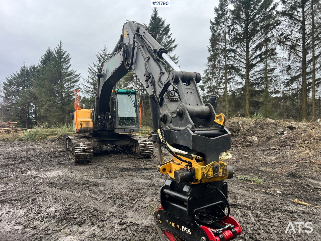 Volvo ec210cl gravemaskin m/ rototilt, pusseskuffe og tannskuffe - Escavadeira: foto 4 Volvo ec210cl gravemaskin m/ rototilt, pusseskuffe og tannskuffe - Escavadeira: foto 4
