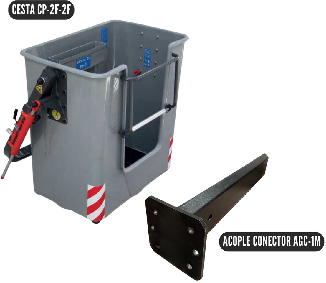 Man Basket + Connection Coupler OF-CP-2F2F+A - Equipamento por Grua para camião: foto 1 Man Basket + Connection Coupler OF-CP-2F2F+A - Equipamento por Grua para camião: foto 1