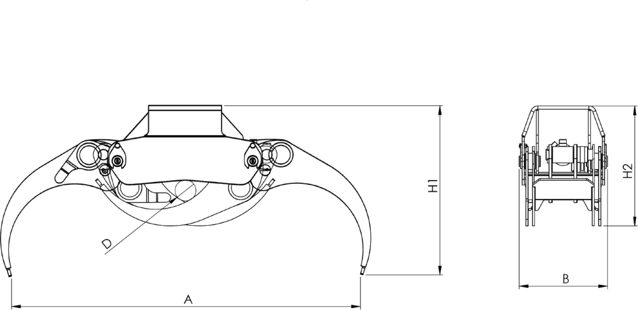 LOG GRAB PF-L .22 - Garra por Grua para camião: foto 5 LOG GRAB PF-L .22 - Garra por Grua para camião: foto 5