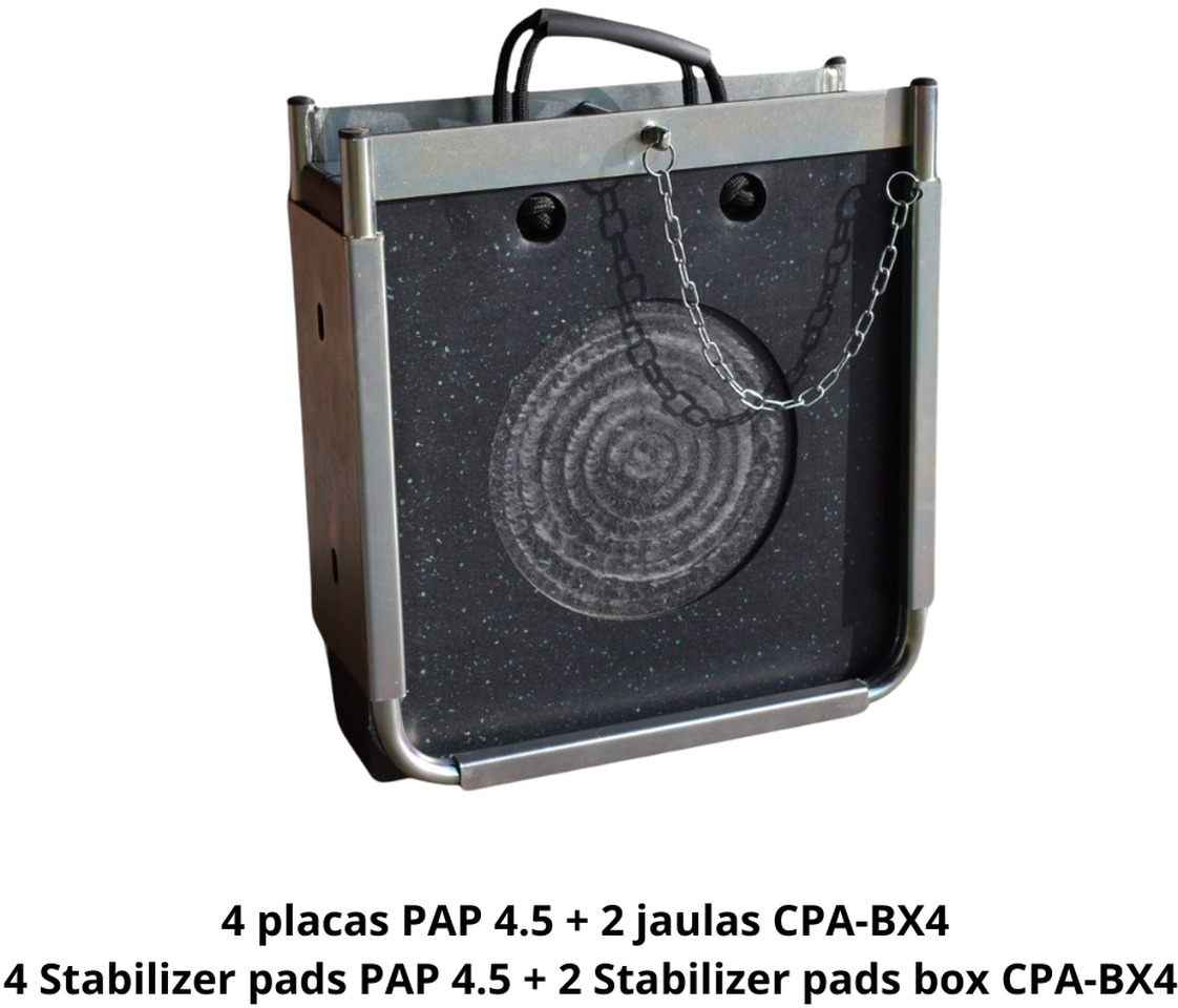 4 Stabilizer Pads PAP 4.5 + 2 Boxes CPA-BX4 OF-3-4P2J - Peça de reposição por Grua para camião: foto 1 4 Stabilizer Pads PAP 4.5 + 2 Boxes CPA-BX4 OF-3-4P2J - Peça de reposição por Grua para camião: foto 1