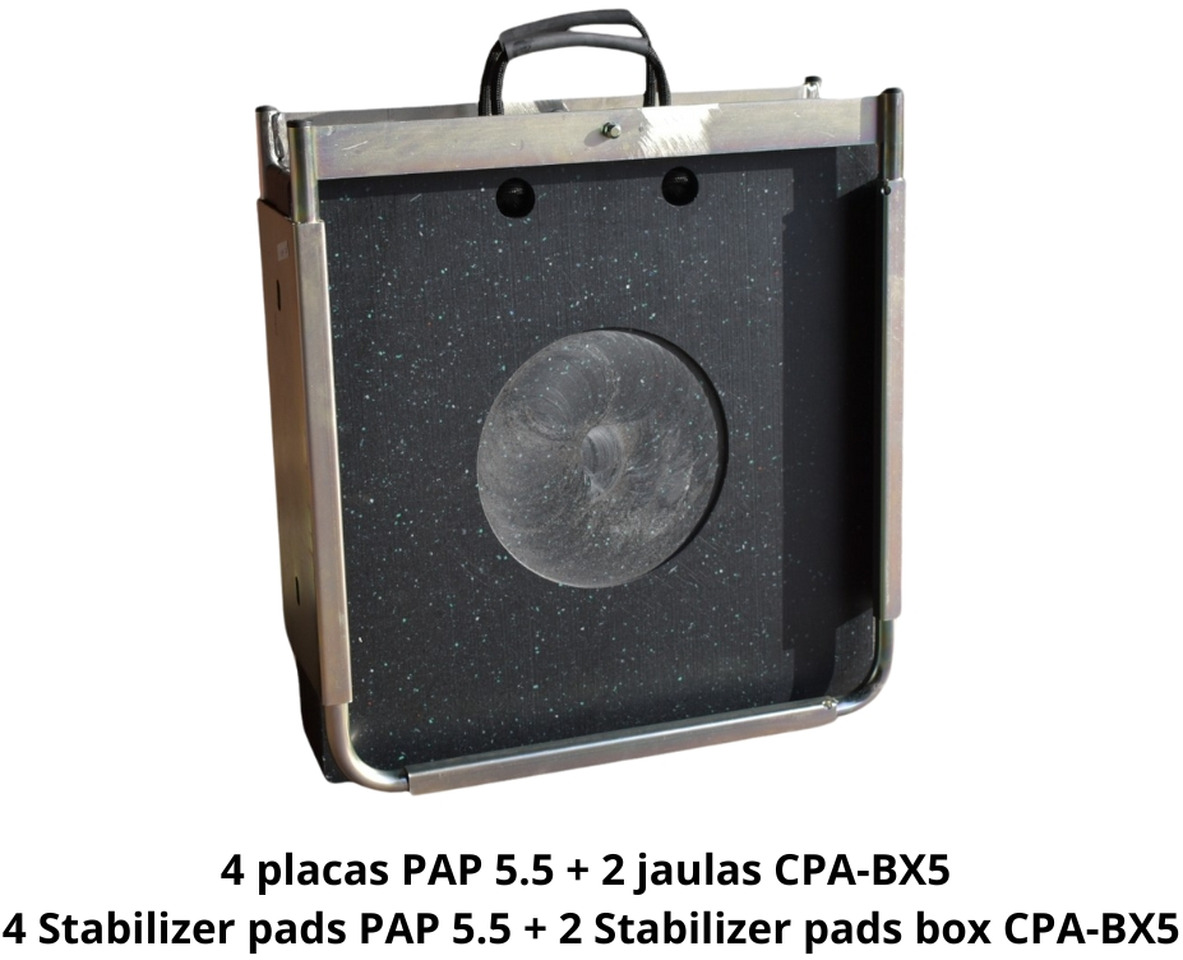 4 Stabilizer Pads PAP 5.5 + 2 Boxes CPA-BX5 OF-4-4P2J - Peça de reposição por Grua para camião: foto 1 4 Stabilizer Pads PAP 5.5 + 2 Boxes CPA-BX5 OF-4-4P2J - Peça de reposição por Grua para camião: foto 1