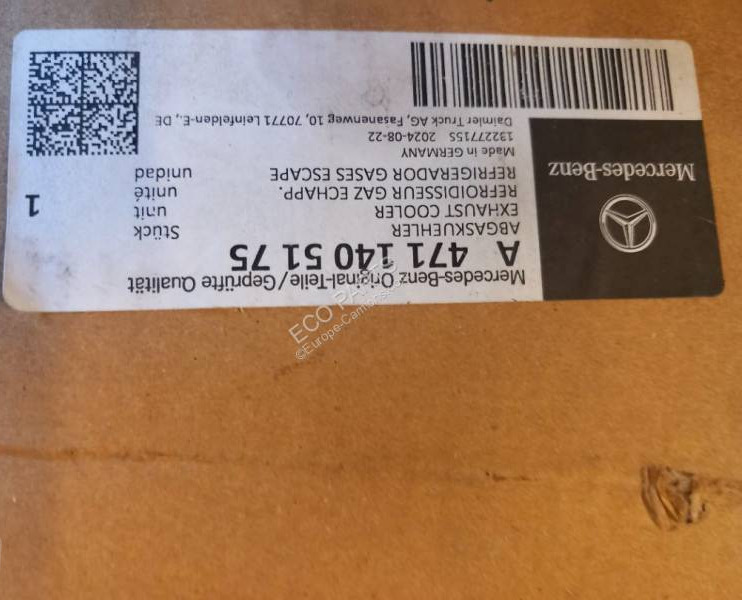 Mercedes - Sistema de escape por Camião: foto 1 Mercedes - Sistema de escape por Camião: foto 1