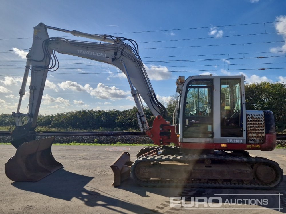 2006 Takeuchi TB1140 - Escavadora de rastos: foto 2 2006 Takeuchi TB1140 - Escavadora de rastos: foto 2