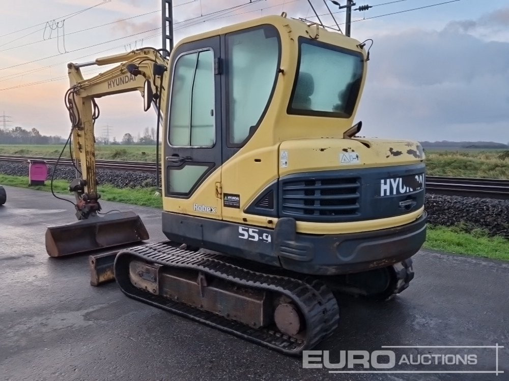 2011 Hyundai ROBEX 55-9 - Mini escavadeira: foto 3 2011 Hyundai ROBEX 55-9 - Mini escavadeira: foto 3