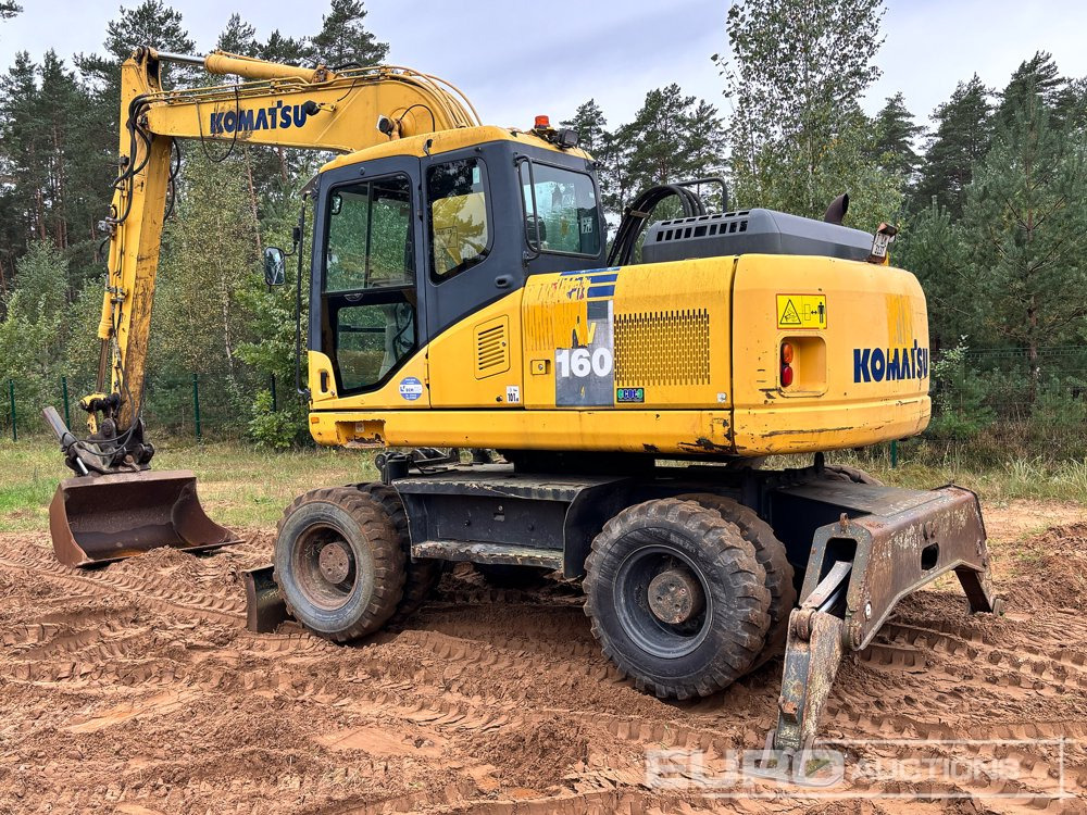 2011 Komatsu PW160-7E0 - Escavadeira de rodas: foto 3 2011 Komatsu PW160-7E0 - Escavadeira de rodas: foto 3