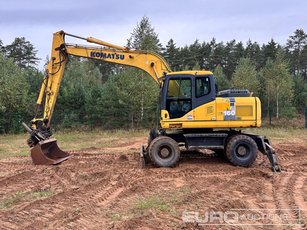 2011 Komatsu PW160-7E0 - Escavadeira de rodas: foto 2 2011 Komatsu PW160-7E0 - Escavadeira de rodas: foto 2