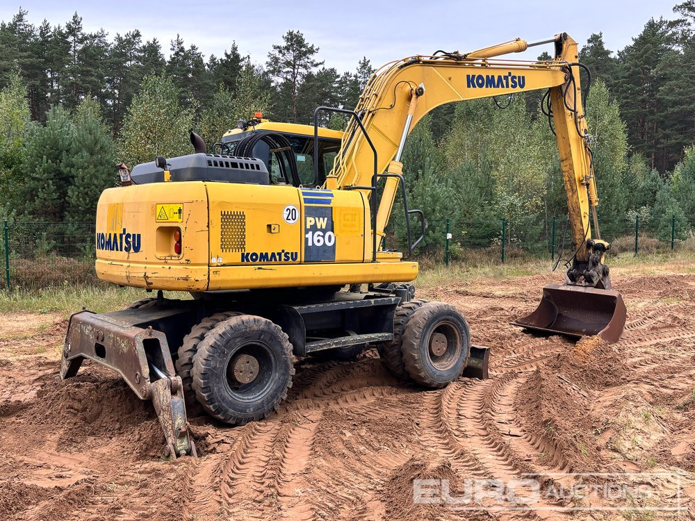 2011 Komatsu PW160-7E0 - Escavadeira de rodas: foto 5 2011 Komatsu PW160-7E0 - Escavadeira de rodas: foto 5