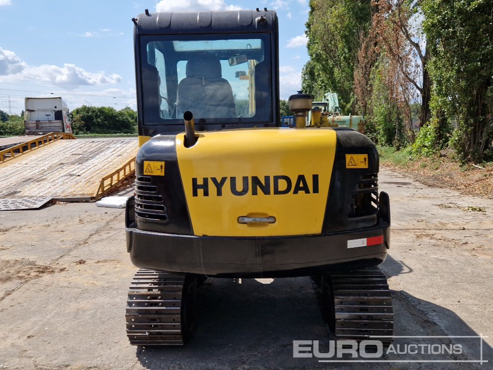 2013 Hyundai R60-7 - Mini escavadeira: foto 4 2013 Hyundai R60-7 - Mini escavadeira: foto 4
