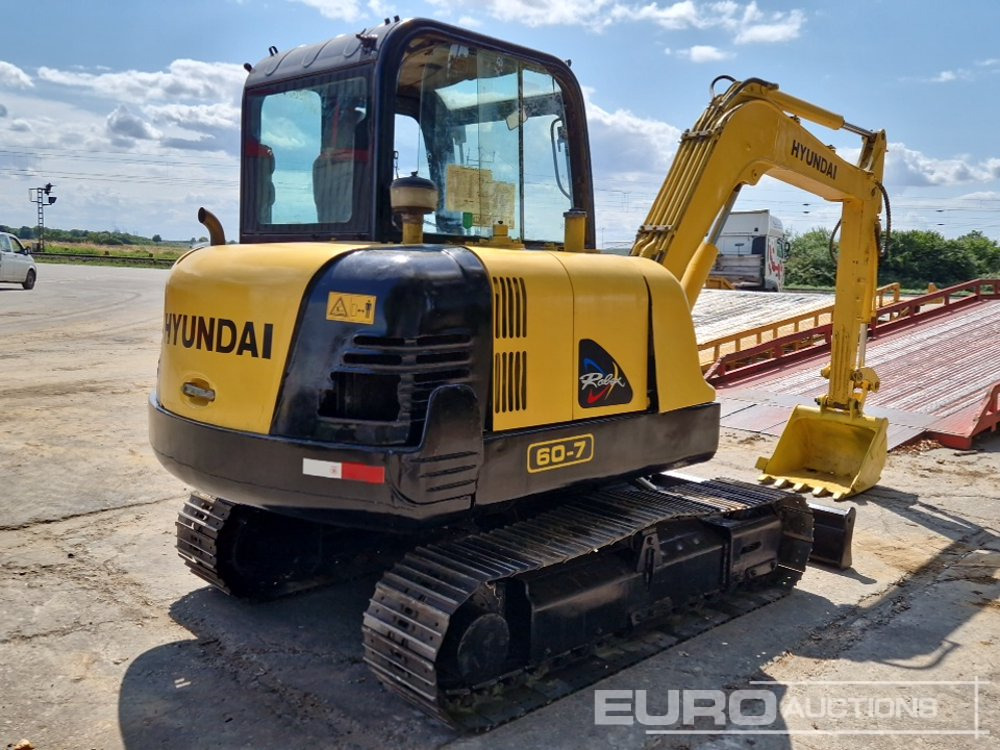 2013 Hyundai R60-7 - Mini escavadeira: foto 5 2013 Hyundai R60-7 - Mini escavadeira: foto 5