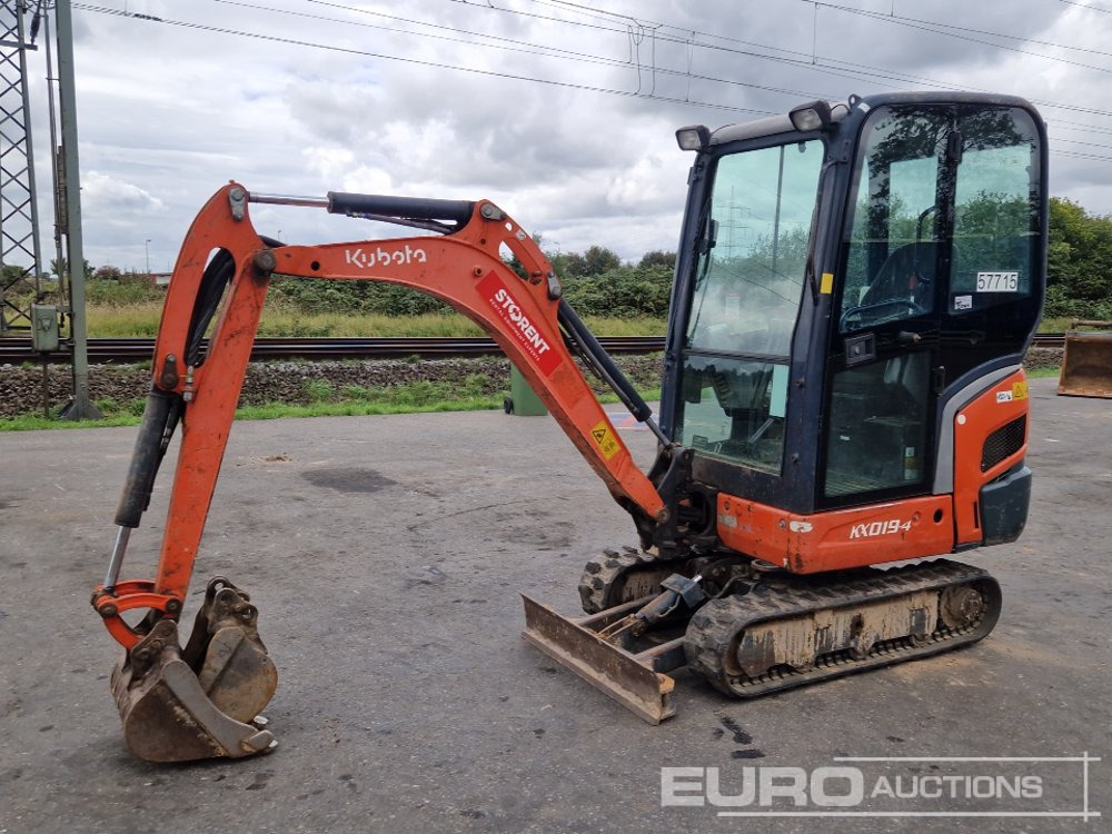 2013 Kubota KX019-4 - Mini escavadeira: foto 1 2013 Kubota KX019-4 - Mini escavadeira: foto 1