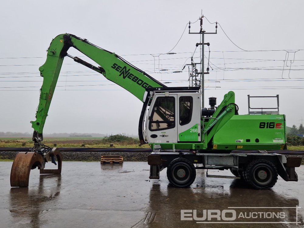 2015 Sennebogen 818E - Escavadeira de rodas: foto 2 2015 Sennebogen 818E - Escavadeira de rodas: foto 2