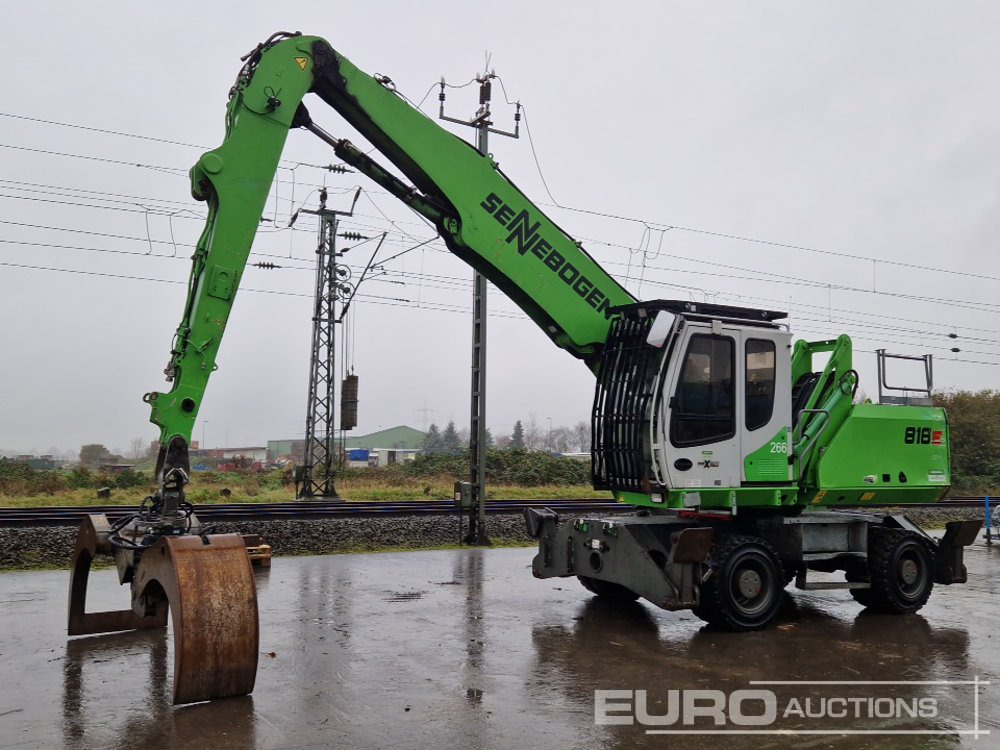 2015 Sennebogen 818E - Escavadeira de rodas: foto 1 2015 Sennebogen 818E - Escavadeira de rodas: foto 1