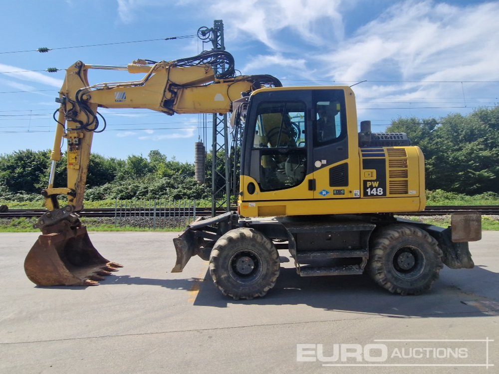2016 Komatsu PW148-8 - Escavadeira de rodas: foto 2 2016 Komatsu PW148-8 - Escavadeira de rodas: foto 2