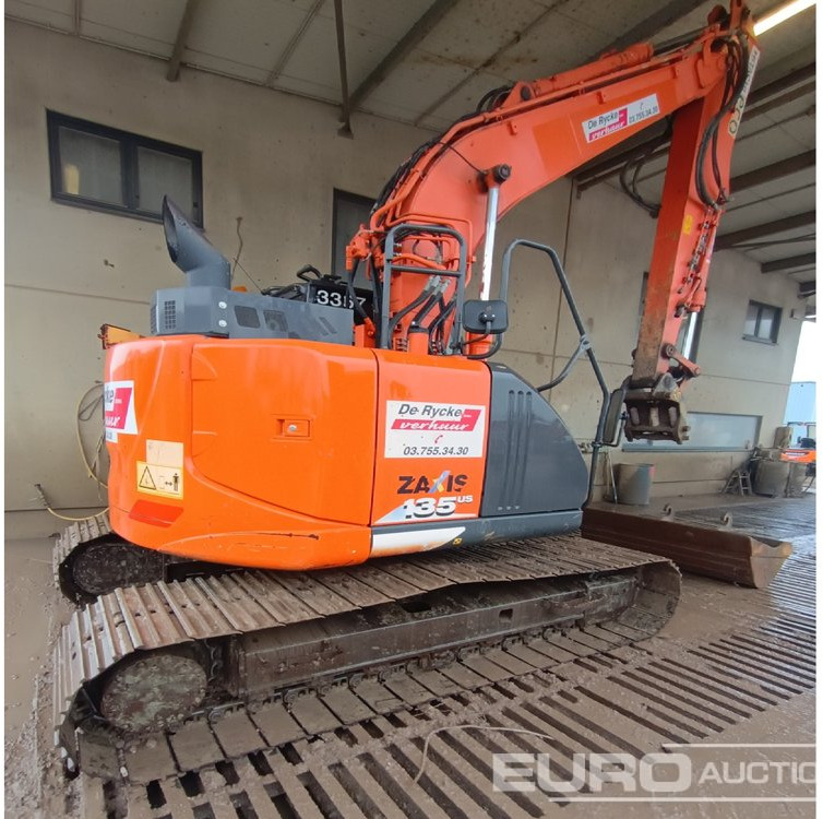 2017 Hitachi ZX135US-6 - Escavadora de rastos: foto 1 2017 Hitachi ZX135US-6 - Escavadora de rastos: foto 1