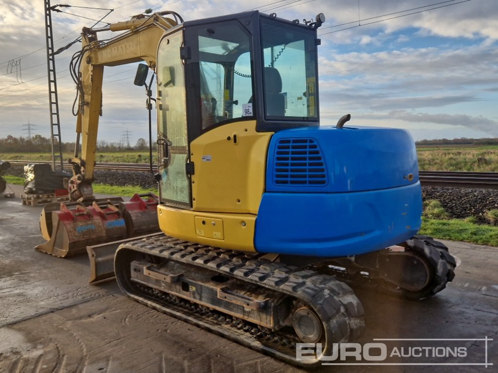 2018 Komatsu PC80MR-5 - Mini escavadeira: foto 3 2018 Komatsu PC80MR-5 - Mini escavadeira: foto 3