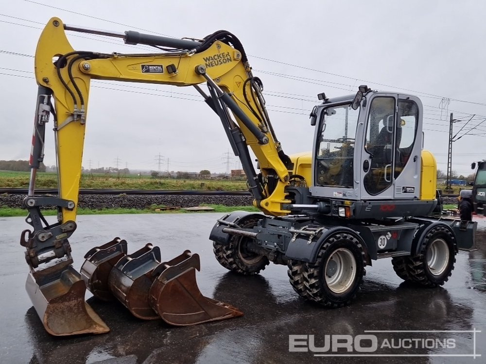 2019 Wacker Neuson EW100 - Escavadeira de rodas: foto 1 2019 Wacker Neuson EW100 - Escavadeira de rodas: foto 1