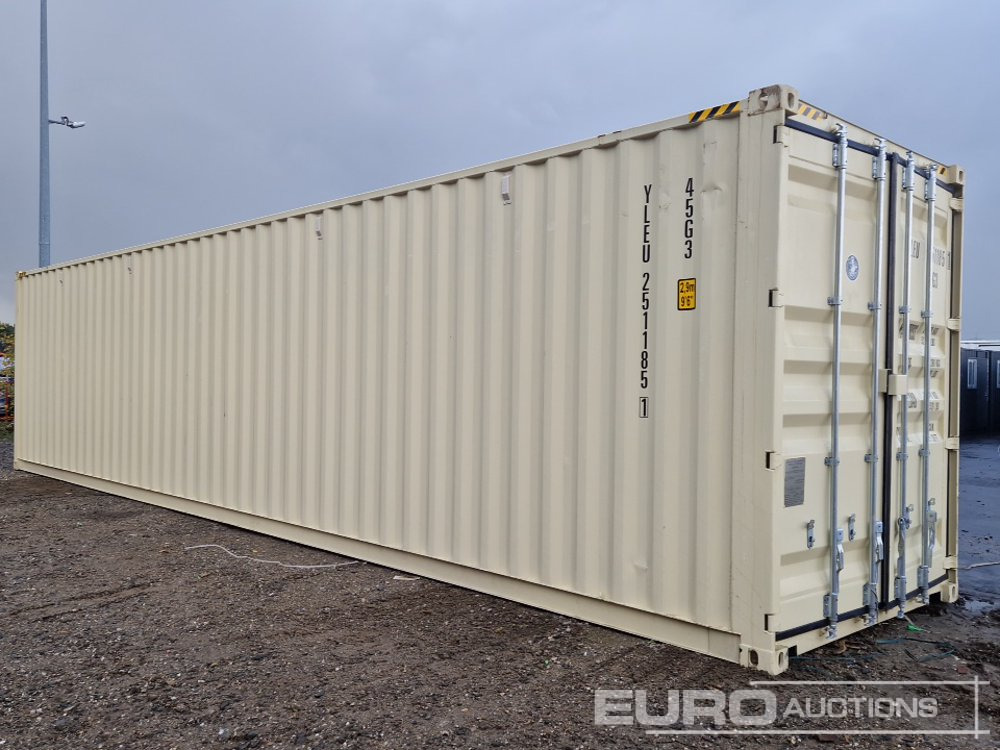 2025 40' HQ Container, One Side 4 Doors, One End Door, Lock Box - Contentor marítimo: foto 4 2025 40' HQ Container, One Side 4 Doors, One End Door, Lock Box - Contentor marítimo: foto 4