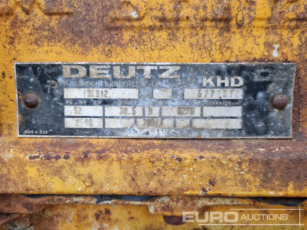 Motor Deutz 3 Cylinder Diesel Engine: foto 9