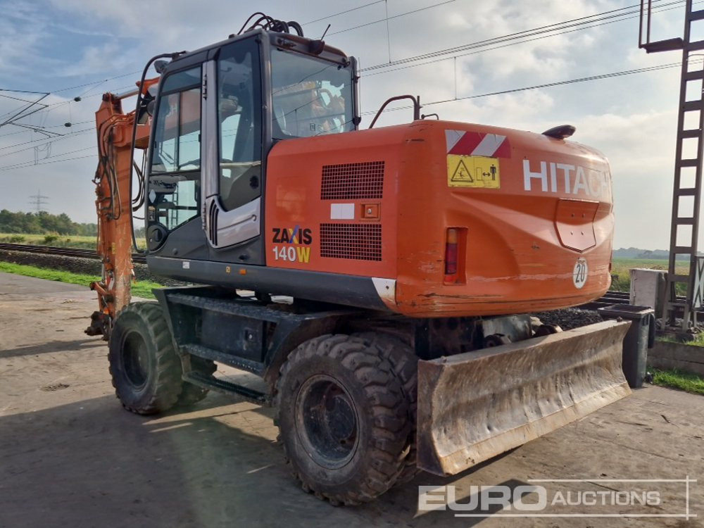 Hitachi ZX140W-3 - Escavadeira de rodas: foto 3 Hitachi ZX140W-3 - Escavadeira de rodas: foto 3