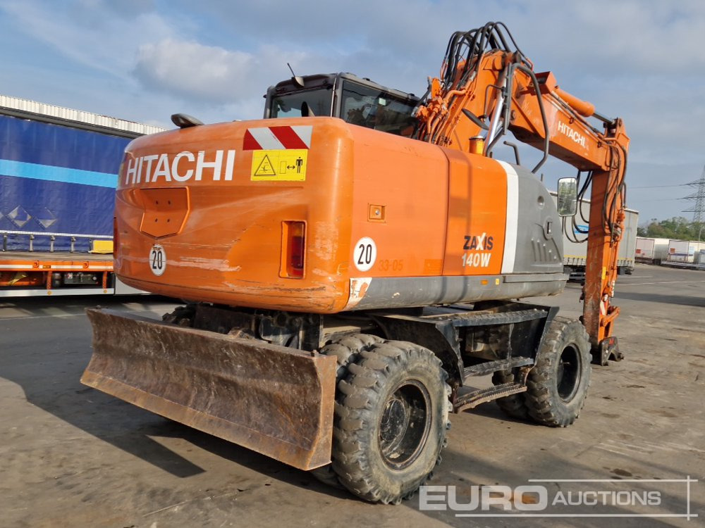 Hitachi ZX140W-3 - Escavadeira de rodas: foto 5 Hitachi ZX140W-3 - Escavadeira de rodas: foto 5