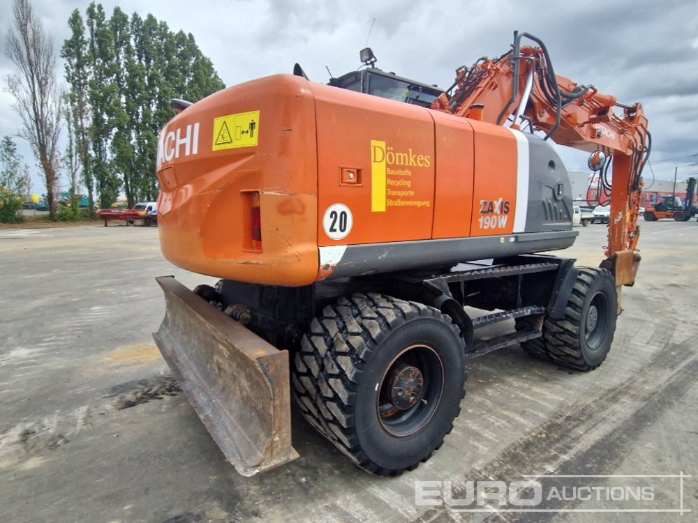 Hitachi ZX190W-3 - Escavadeira de rodas: foto 5 Hitachi ZX190W-3 - Escavadeira de rodas: foto 5