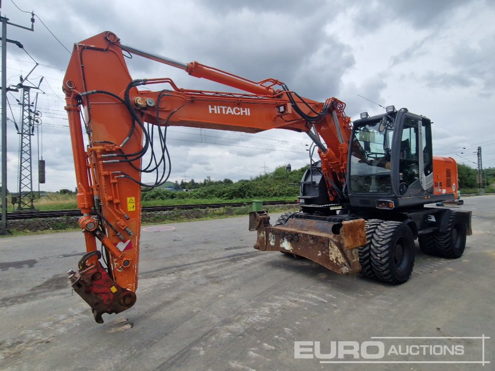 Hitachi ZX190W-3 - Escavadeira de rodas: foto 1 Hitachi ZX190W-3 - Escavadeira de rodas: foto 1