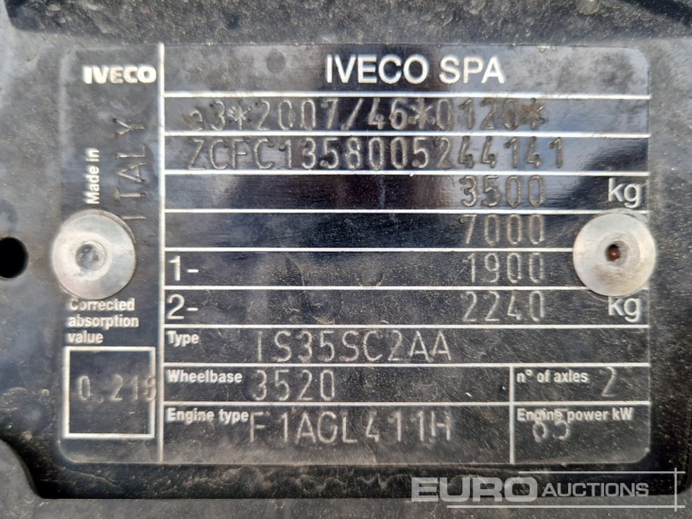 Furgão Iveco Daily 35-120: foto 30