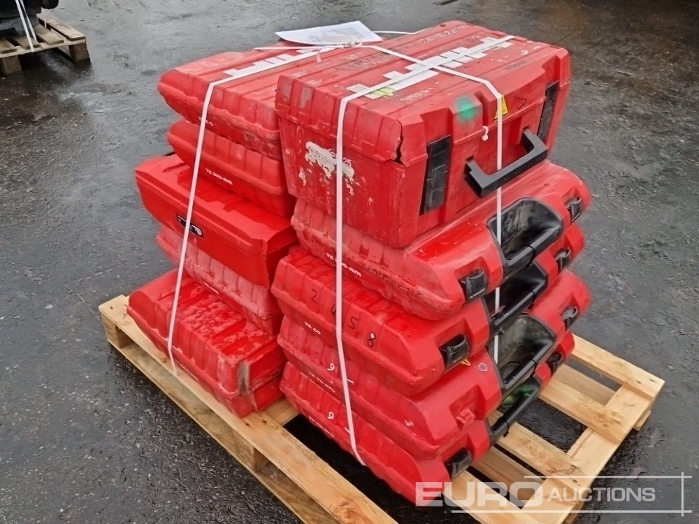 Pallet of Assorted Hilti Tools, Demolition Hammer, Needle Gun, Rotary Hammer, Leveling Laser - Equipamento de construção: foto 4 Pallet of Assorted Hilti Tools, Demolition Hammer, Needle Gun, Rotary Hammer, Leveling Laser - Equipamento de construção: foto 4
