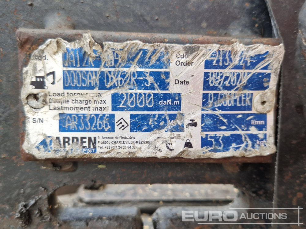 Acoplamento rápido QH to suit Doosan DX62: foto 7