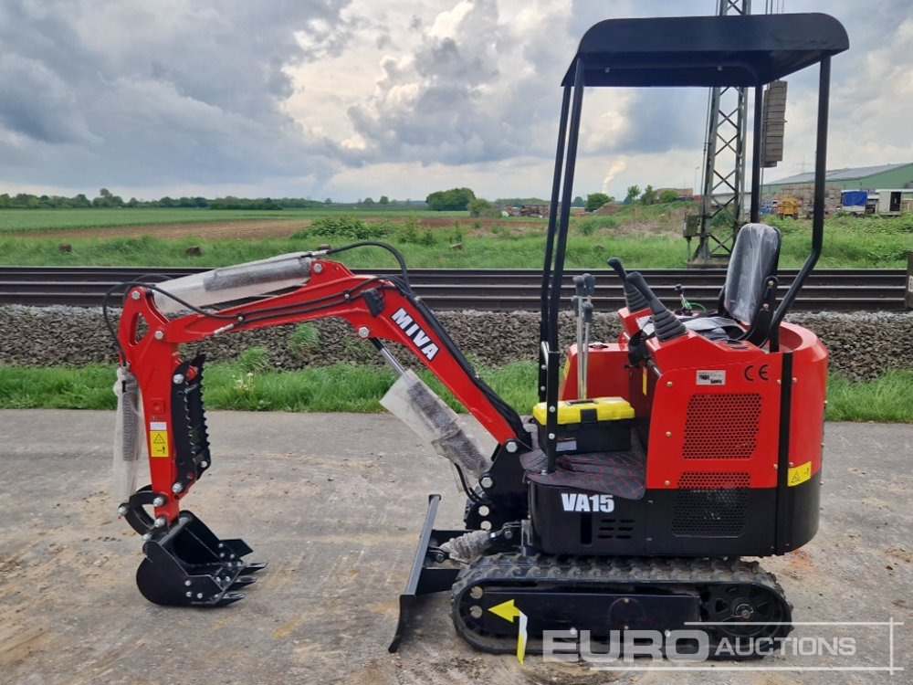 Unused 2025 Miva VA15 - Mini escavadeira: foto 2 Unused 2025 Miva VA15 - Mini escavadeira: foto 2