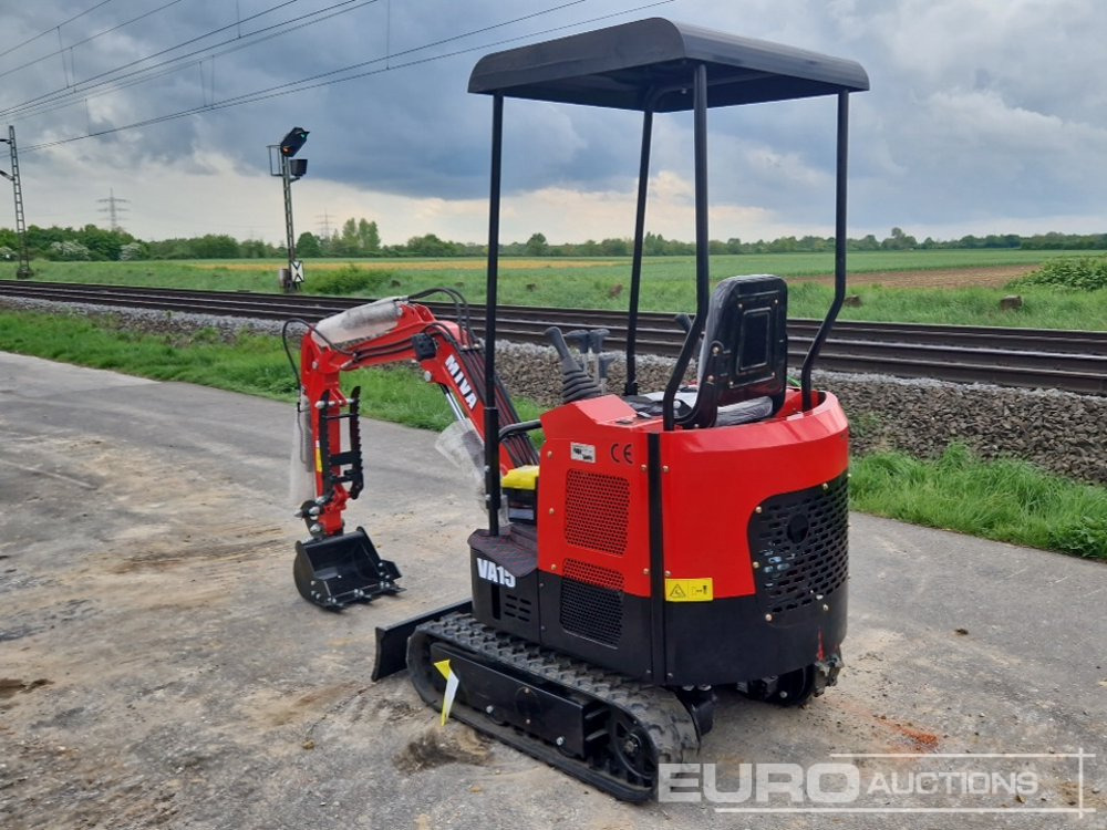 Unused 2025 Miva VA15 - Mini escavadeira: foto 3 Unused 2025 Miva VA15 - Mini escavadeira: foto 3