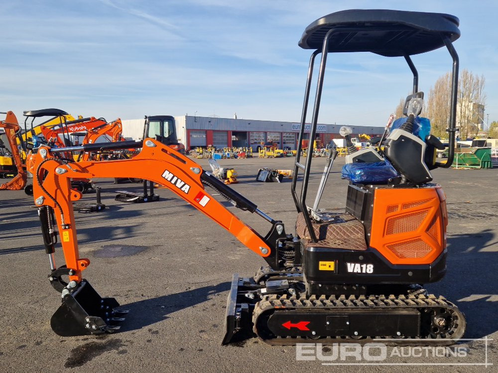 Unused 2025 Miva VA18FL - Mini escavadeira: foto 2 Unused 2025 Miva VA18FL - Mini escavadeira: foto 2