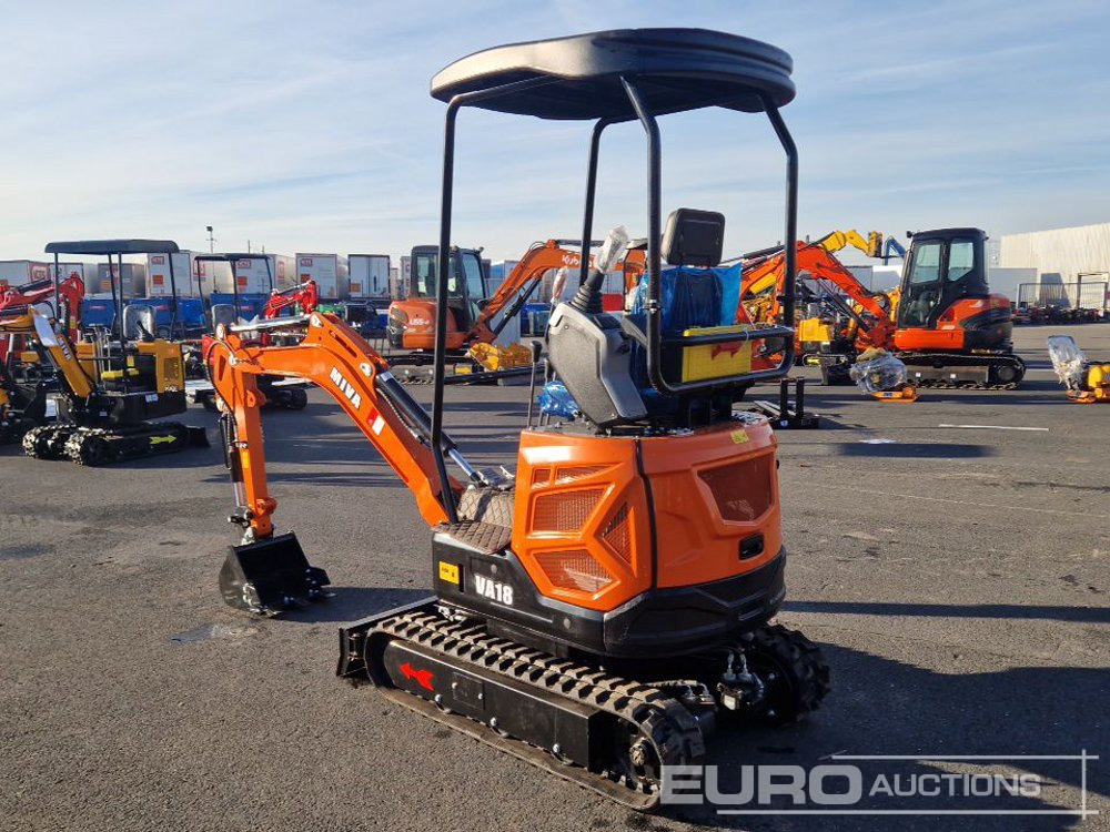 Unused 2025 Miva VA18FL - Mini escavadeira: foto 3 Unused 2025 Miva VA18FL - Mini escavadeira: foto 3