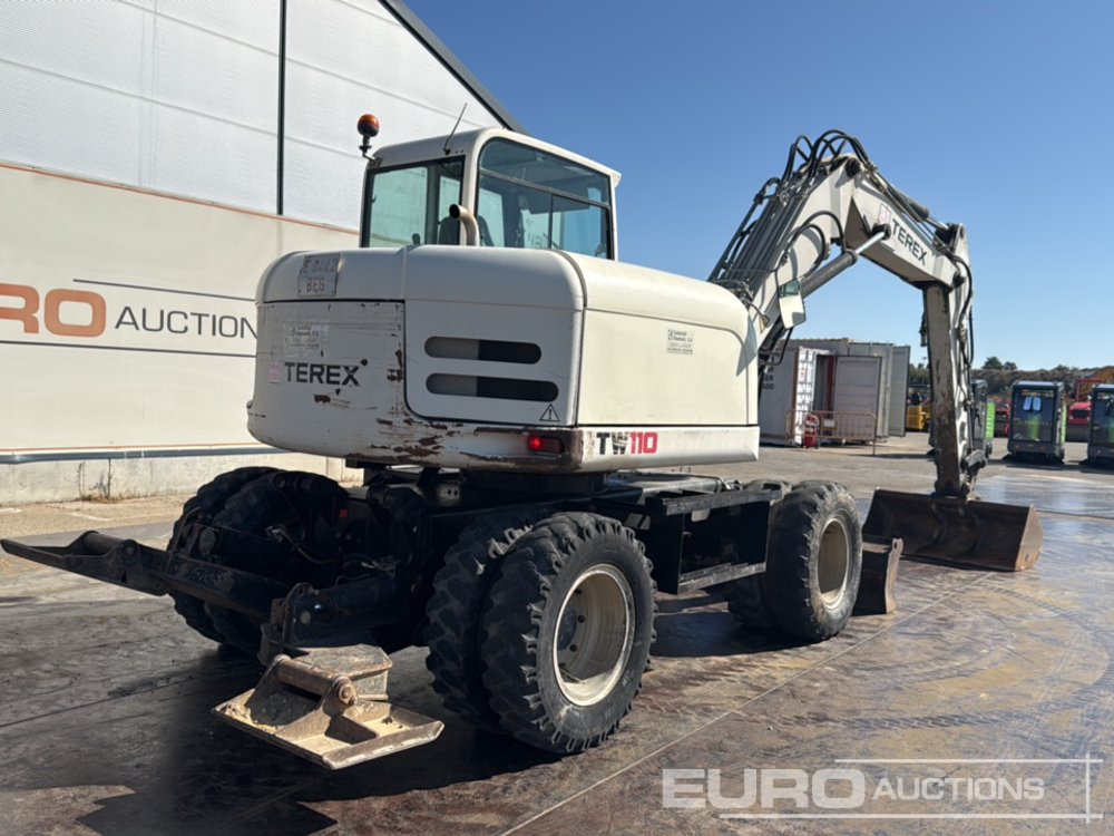 2008 Terex TW110 - Escavadeira de rodas: foto 1 2008 Terex TW110 - Escavadeira de rodas: foto 1