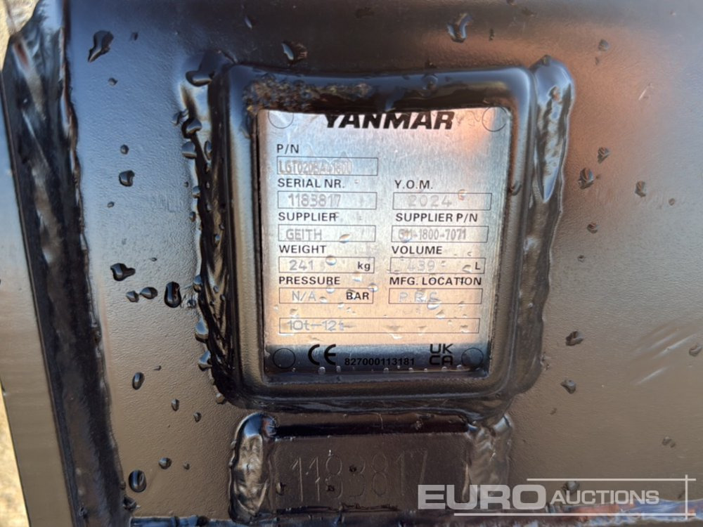 2024 Yanmar LG1020BA4180U - Balde: foto 5 2024 Yanmar LG1020BA4180U - Balde: foto 5