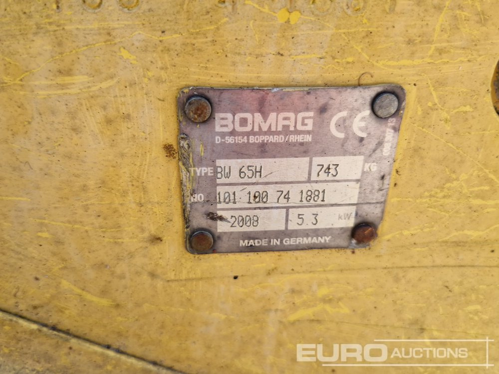Máquina de asfalto Bomag BW65H: foto 15