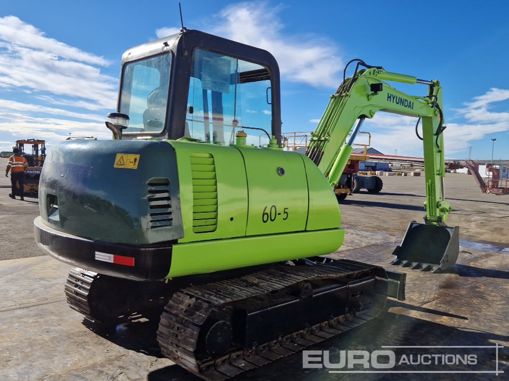 Hyundai ROBEX60-5 - Mini escavadeira: foto 5 Hyundai ROBEX60-5 - Mini escavadeira: foto 5