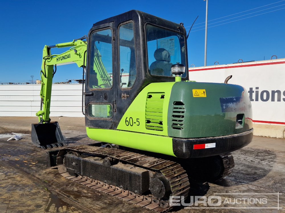 Hyundai ROBEX60-5 - Mini escavadeira: foto 3 Hyundai ROBEX60-5 - Mini escavadeira: foto 3