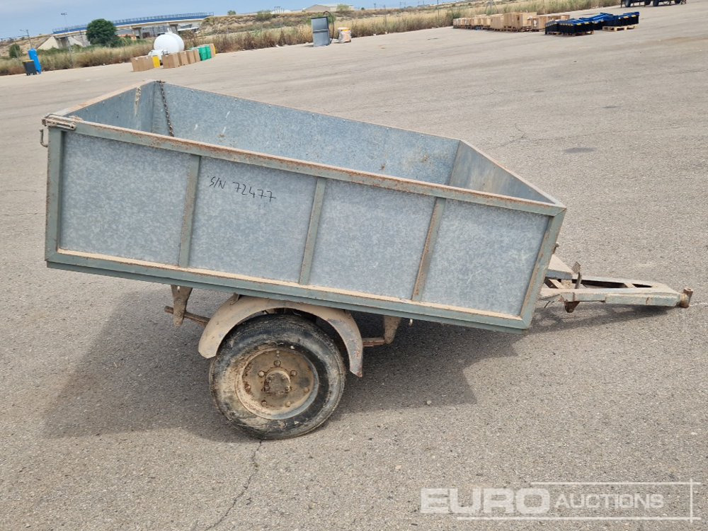 Reboque porta máquinas Single Axle Plant Trailer: foto 6