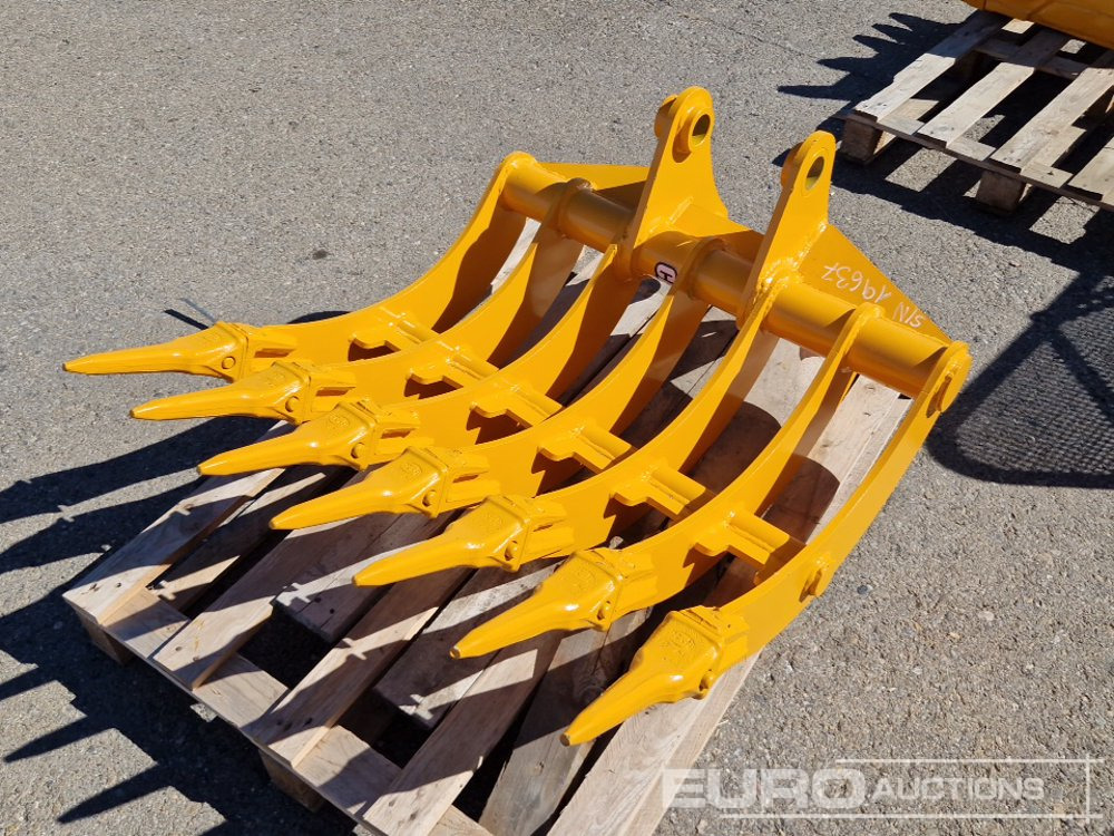 Unused 2025 Captok 32" Rake With Teeth to suit CAT 305 Excavator / Rastrillo para Excavadora CAT 305 - Balde: foto 2 Unused 2025 Captok 32" Rake With Teeth to suit CAT 305 Excavator / Rastrillo para Excavadora CAT 305 - Balde: foto 2