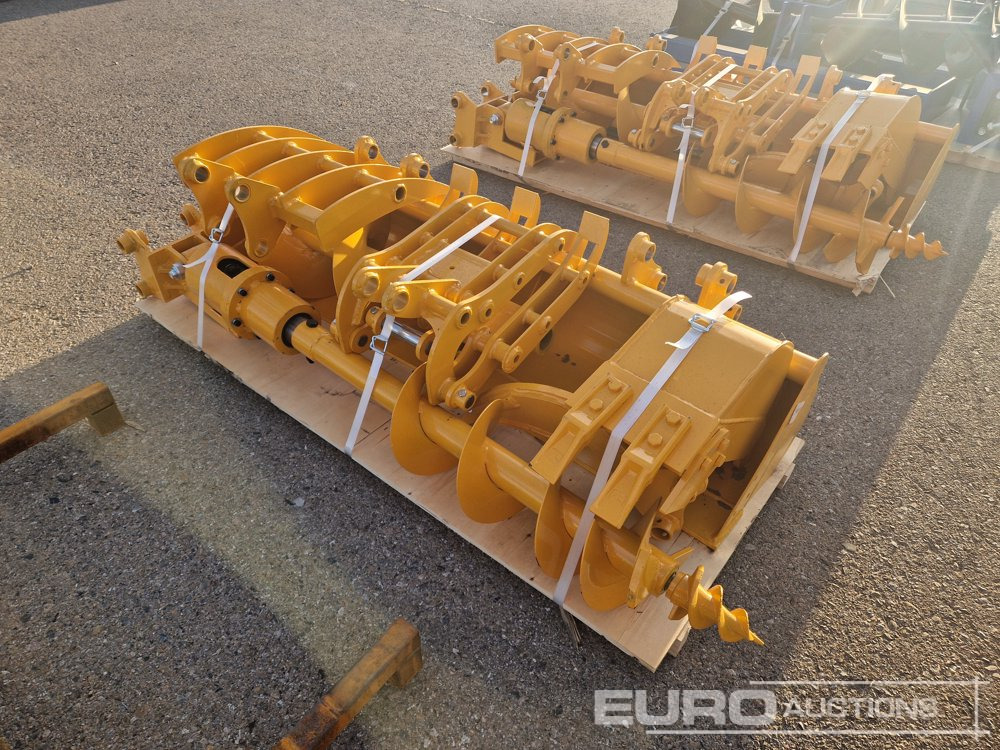 Unused 2025 Captok Qty (8 of) Rake, Ripper, Graber, 12" Auger, 16" Auger, 8" Narrow Bucket, 24" Bucket, 32" Bucket to suit CAT 301 Excavator - Balde: foto 3 Unused 2025 Captok Qty (8 of) Rake, Ripper, Graber, 12" Auger, 16" Auger, 8" Narrow Bucket, 24" Bucket, 32" Bucket to suit CAT 301 Excavator - Balde: foto 3