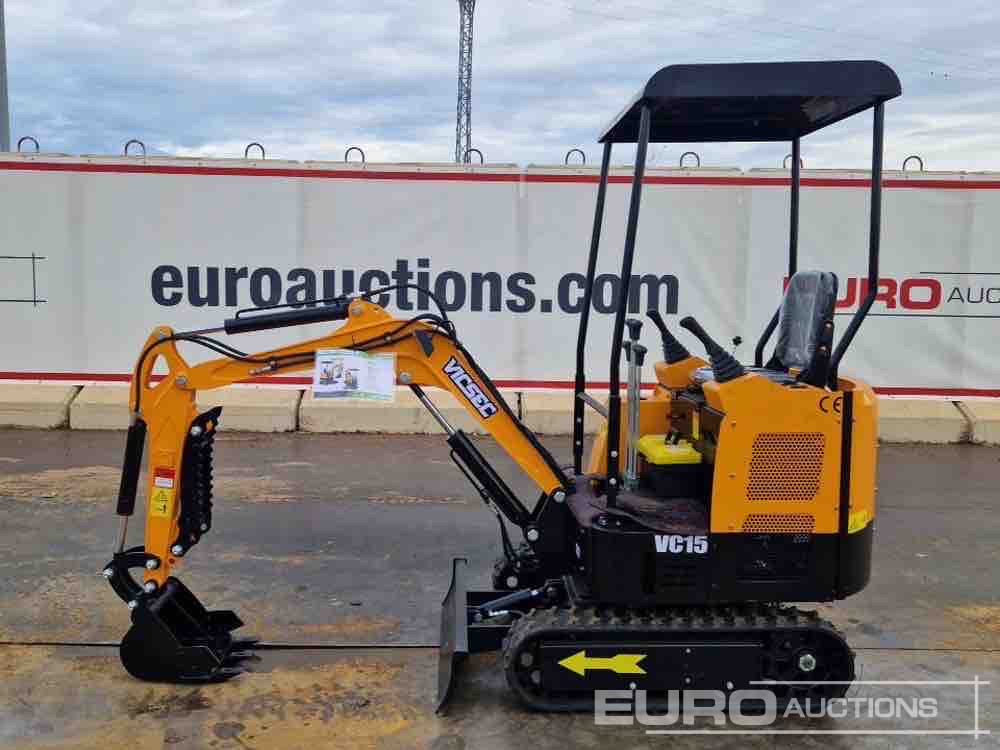 Unused 2025 Vicsec VC15J-Y - Mini escavadeira: foto 2 Unused 2025 Vicsec VC15J-Y - Mini escavadeira: foto 2