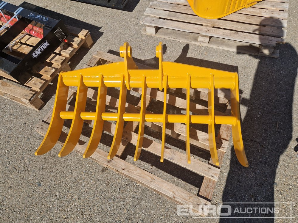 Unused Captok 44" Dense-Teeth Rake to suit CAT 3-5 Ton Excavator / Rastrillo para Excavadora CAT 3-5 Toneladas - Balde: foto 5 Unused Captok 44" Dense-Teeth Rake to suit CAT 3-5 Ton Excavator / Rastrillo para Excavadora CAT 3-5 Toneladas - Balde: foto 5